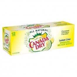 Canada Dry Lemon Lime Seltzer 12Pk