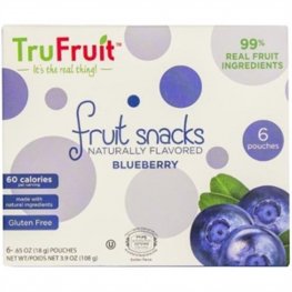 TruFruit Fruit Snacks Blueberry 6Pk