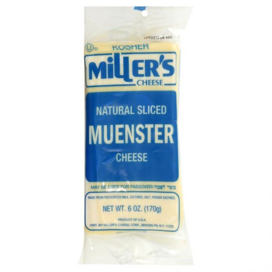 Miller\'s Sliced Muenster Cheese 6oz