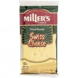 Miller's Sliced Swiss Cheese 6oz