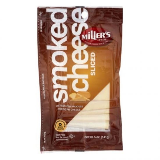 Miller\'s Sliced Smoked Cheese 5oz