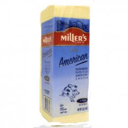 Miller's Sliced White American Cheese 108Pk