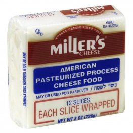 Miller's White American Cheese 8oz