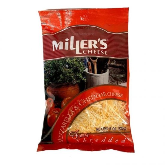 Miller\'s Mozzarella & Cheddar Cheese 8oz