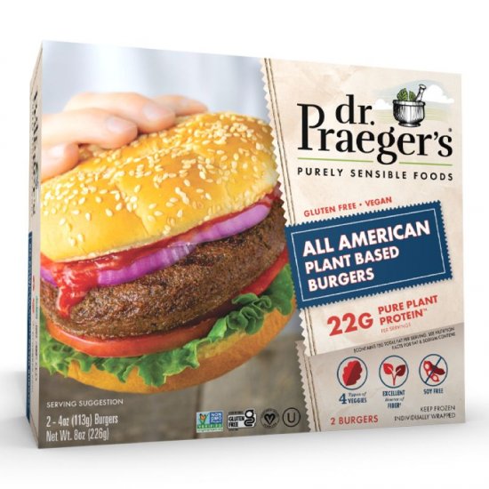 Dr. Praeger\'s All American Plant Based Burgers 8oz