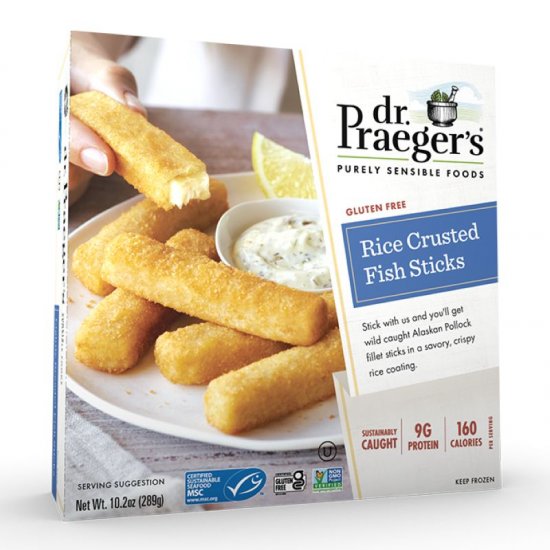 Dr. Praeger\'s Rice Crusted Fish Sticks 10.2oz