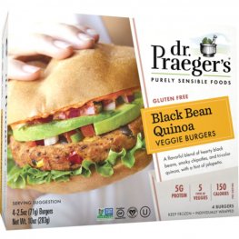 Dr. Praeger's Black Bean Quinoa Veggie Burger 10oz