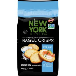 New York Style Bagel Crisps Sea Salt 6oz