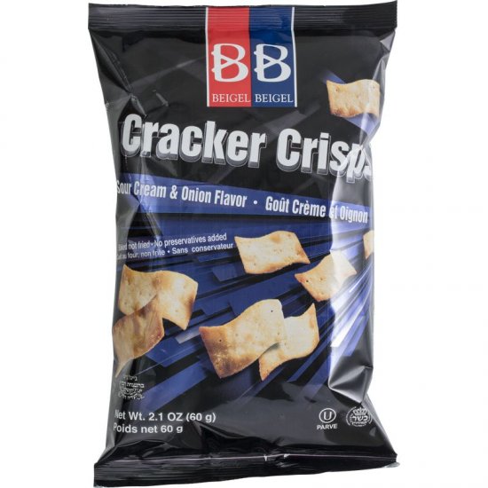 B&B Cracker Crisps Sour Cream and Onion 2.1oz