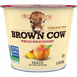 Brown Cow Peach Yogurt 5.3oz