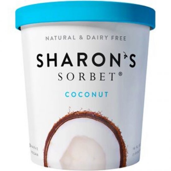 Sharon\'s Sorbet Coconut 16oz