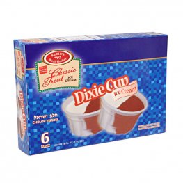 Klein's Classic Treat Vanilla Chocolate Dixie Cups 6pk