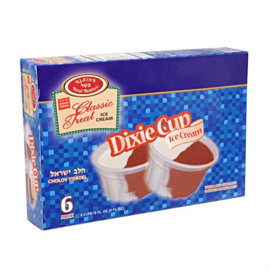 Klein\'s Classic Treat Vanilla Chocolate Dixie Cups 6pk