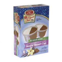 Klein's Classic Treat No Sugar Added Dessert Cups 6Pk