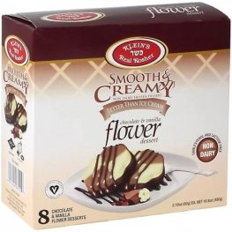 Klein's Smooth & Creamy Chocolate and Vanilla Flower Dessert 8pk