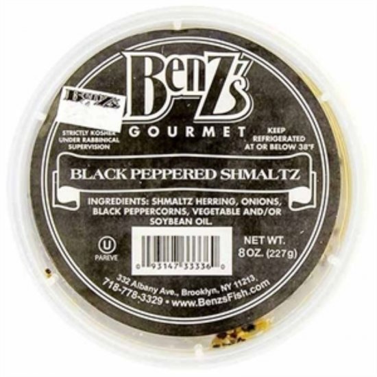 BenZ\'s Black Pepper Shmaltz Herring 8oz