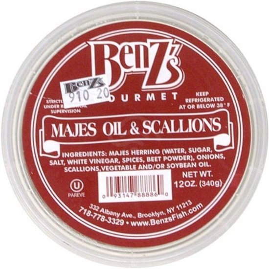 BenZ\'s Majes Oil & Scallions Herring 8oz