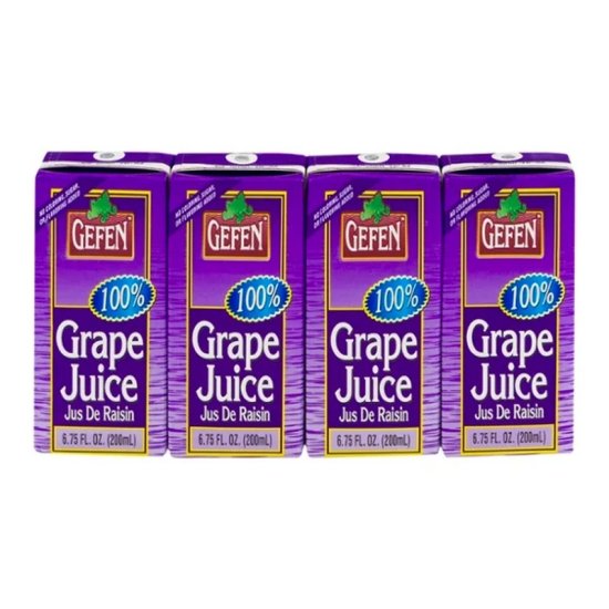 Gefen Grape Juice 4pk