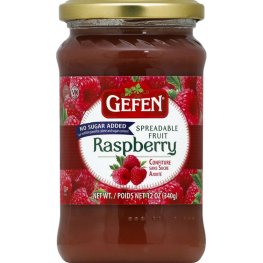 Gefen Spreadable Raspberry Preserves No Sugar Added 15.5oz