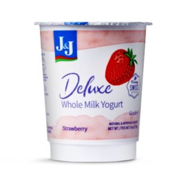 J&J Deluxe Strawberry Yogurt 6oz