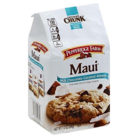 Pepperidge Farm Maui Milk Chocolate Coconut Almond 7.2oz