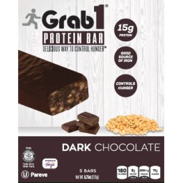 Grab 1 Protein Bar Dark Chocolate 5pk