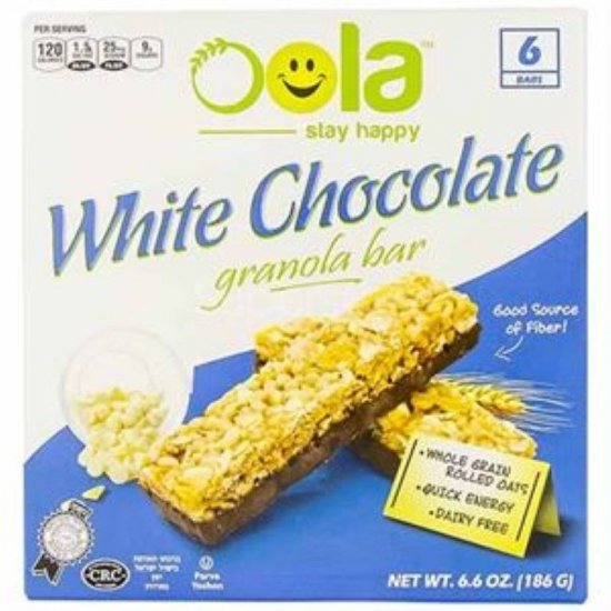 Oola White Chocolate Granola Bar 5Pk