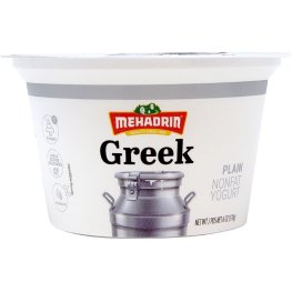 Mehadrin Nonfat Greek Plain Yogurt 6oz