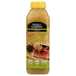 World Harbors Lemon Pepper & Garlic Sauce 16oz