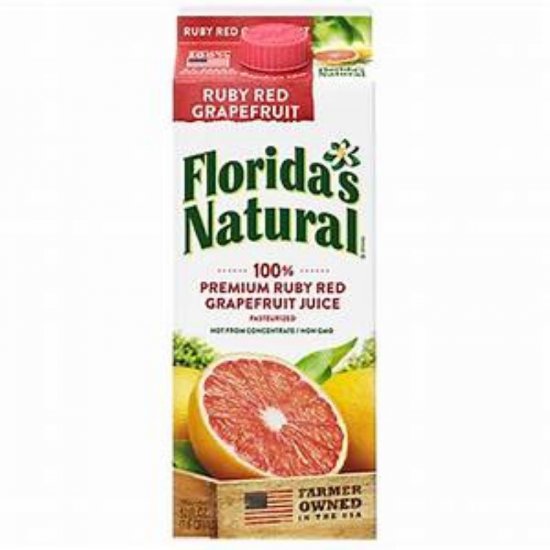 Florida\'s Natural Ruby Red Grapefruit Juice 52oz