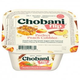 Chobani Flip Perfect Peach Cobbler 4.5oz