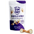 Just The Fun Part Waffle Cones White Chocolate 4.23oz