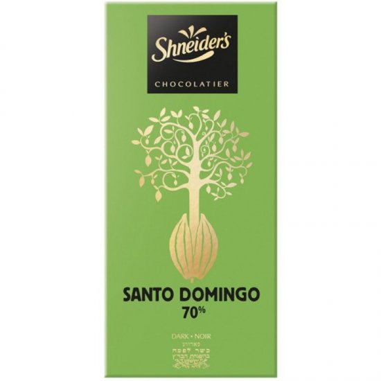 Shneider\'s Dark Chocolate Santo Domingo 70% 3.5oz