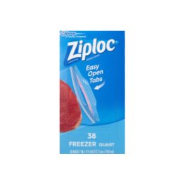 Ziploc Freezer Bags Quart 38Pk