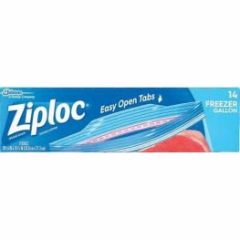 Ziploc 1 Gal Freezer Bags 14Pk