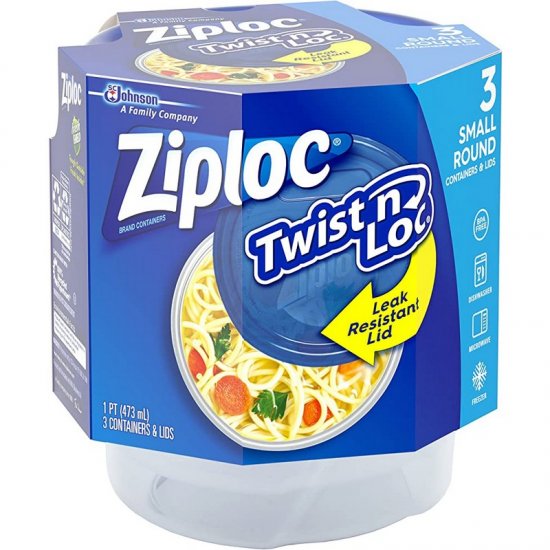 Ziploc Small Twist n Loc 3Pk