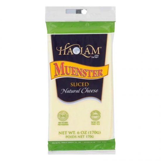 Haolam Sliced Natural Muenster Cheese 6oz