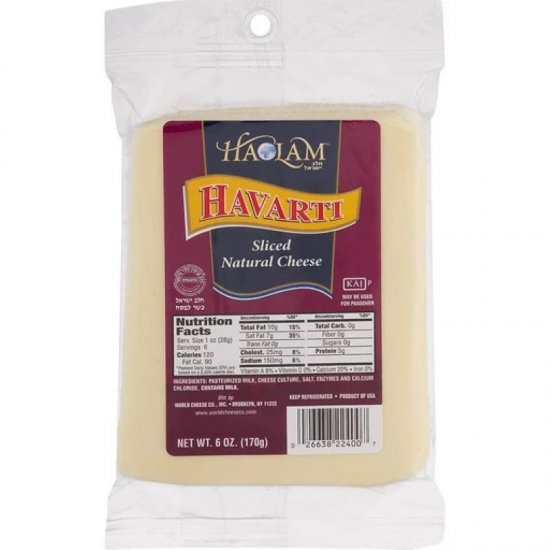 Haolam Sliced Havarti 6oz