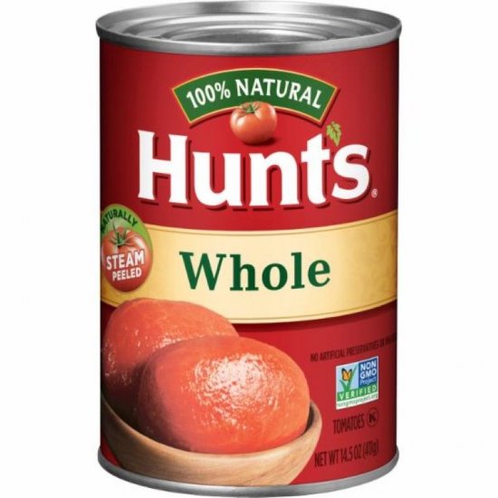 Hunt\'s Whole Peeled Plum Tomato 17oz