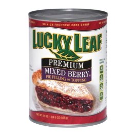 Lucky Leaf Premium Mixed Berry Fruit Filling & Topping 21oz
