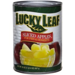 Lucky Leaf Sliced Apples 20oz