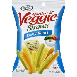 Garden Veggie Straws Zesty Ranch 1oz