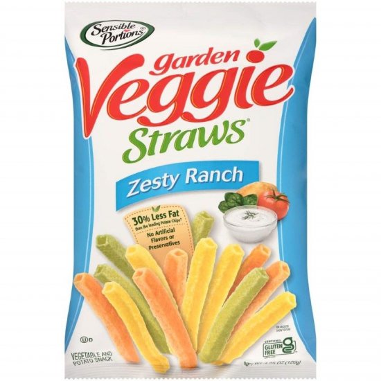 Garden Veggie Straws Zesty Ranch 5oz