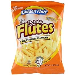 Golden Fluff Potato Flutes Barbecue 0.5oz