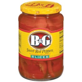 B&G Sweet Red Peppers 24oz