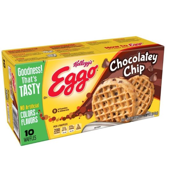 Eggo Chocolatey Chip Waffles 12.3oz