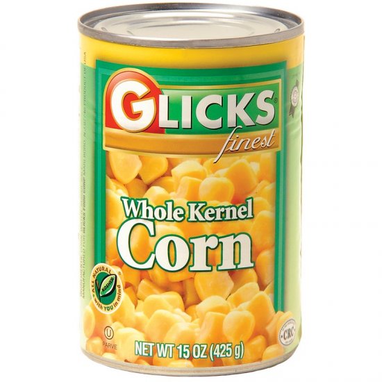 Glick\'s Whole Corn Kernels 15oz