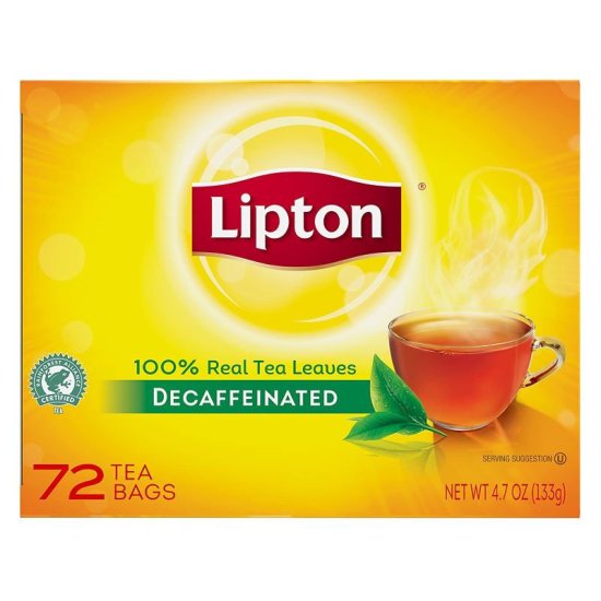 Lipton Decaf Tea Bags 4.7oz