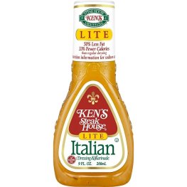 Ken's Steak House Lite Italian Dressing Marinade 16oz