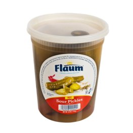 Flaum Hot Sour Pickles 28oz